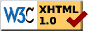 Valid XHTML 1.0 Transitional!
